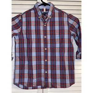 Massimo Dutti Shirt Button Up Flip Cuff Long Sleeve Sz 5/6 Kids